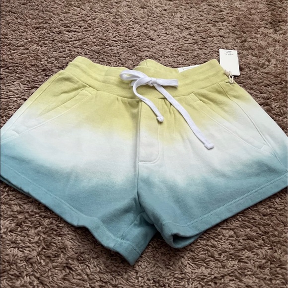 Mint & Lime Drawstring Shorts - Picture 6 of 12